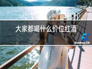 大家都喝什么价位红酒