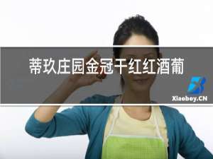 蒂玖庄园金冠干红红酒葡萄酒