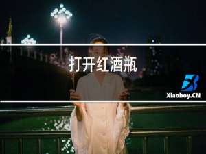 打开红酒瓶