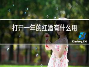 打开一年的红酒有什么用途