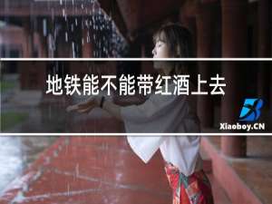 地铁能不能带红酒上去