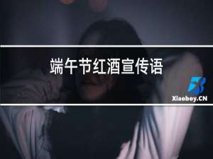 端午节红酒宣传语