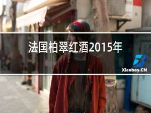法国柏翠红酒2015年13.5度