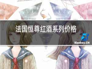 法国恒尊红酒系列价格