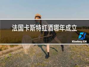 法国卡斯特红酒哪年成立