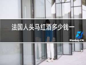 法国人头马红酒多少钱一瓶