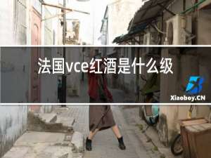 法国vce红酒是什么级别
