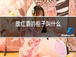 放红酒的柜子叫什么