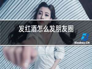 发红酒怎么发朋友圈