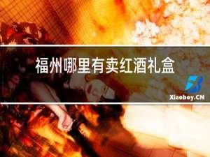 福州哪里有卖红酒礼盒