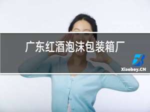 广东红酒泡沫包装箱厂