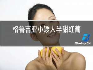 格鲁吉亚小矮人半甜红葡萄酒