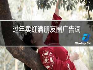 过年卖红酒朋友圈广告词