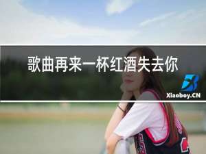 歌曲再来一杯红酒失去你的夜里不再孤独