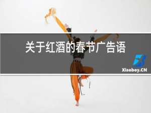 关于红酒的春节广告语