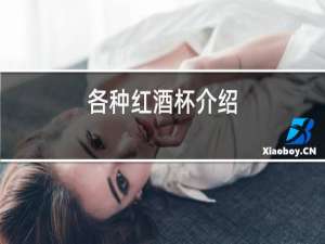 各种红酒杯介绍