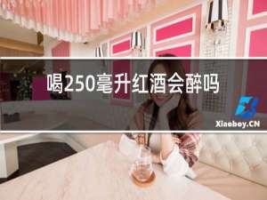 喝250毫升红酒会醉吗