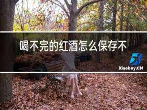 喝不完的红酒怎么保存不会坏