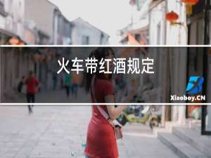 火车带红酒规定