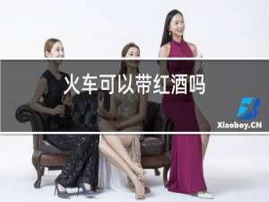 火车可以带红酒吗
