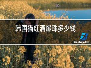 韩国猫红酒爆珠多少钱