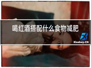 喝红酒搭配什么食物减肥