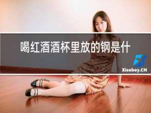喝红酒酒杯里放的钢是什么