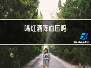 喝红酒降血压吗