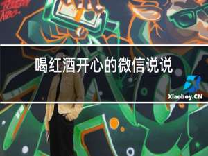 喝红酒开心的微信说说
