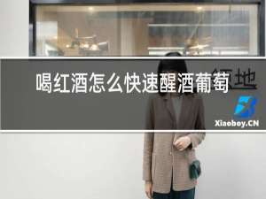 喝红酒怎么快速醒酒葡萄