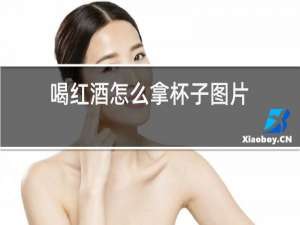 喝红酒怎么拿杯子图片
