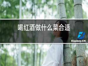 喝红酒做什么菜合适