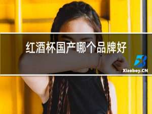 红酒杯国产哪个品牌好