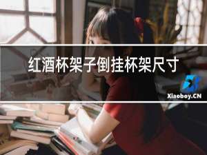 红酒杯架子倒挂杯架尺寸图