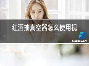 红酒抽真空器怎么使用视频