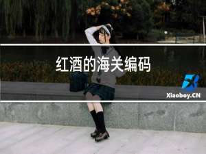 红酒的海关编码