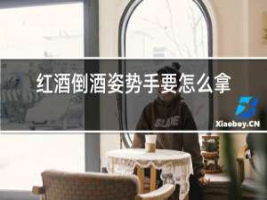 红酒倒酒姿势手要怎么拿