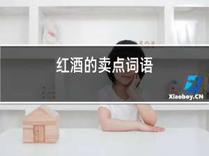 红酒的卖点词语