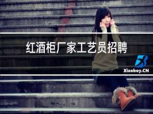 红酒柜厂家工艺员招聘