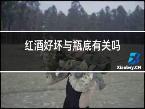 红酒好坏与瓶底有关吗