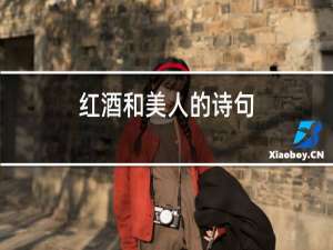 红酒和美人的诗句