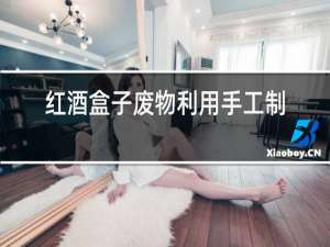 红酒盒子废物利用手工制作
