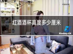 红酒酒杯高度多少厘米