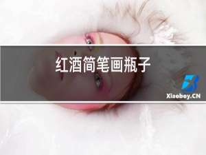 红酒简笔画瓶子