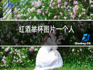 红酒举杯图片一个人