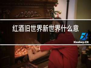 红酒旧世界新世界什么意思