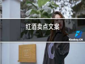 红酒卖点文案