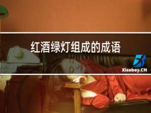 红酒绿灯组成的成语