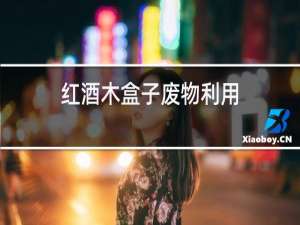 红酒木盒子废物利用