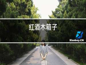 红酒木箱子